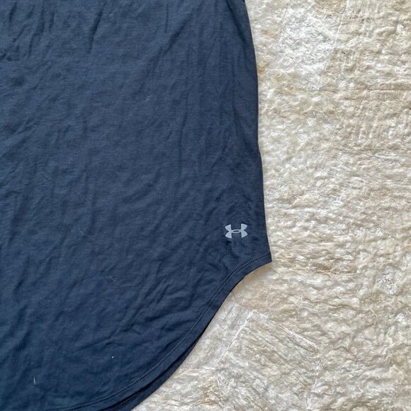 Under Armour UA Women's Loose Fit Open Shoulder Blade T-Shirt (Size Large) - Picture 4 of 9